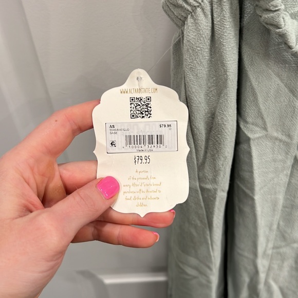 Altard State Green Summer Dress - Picture 3 of 5